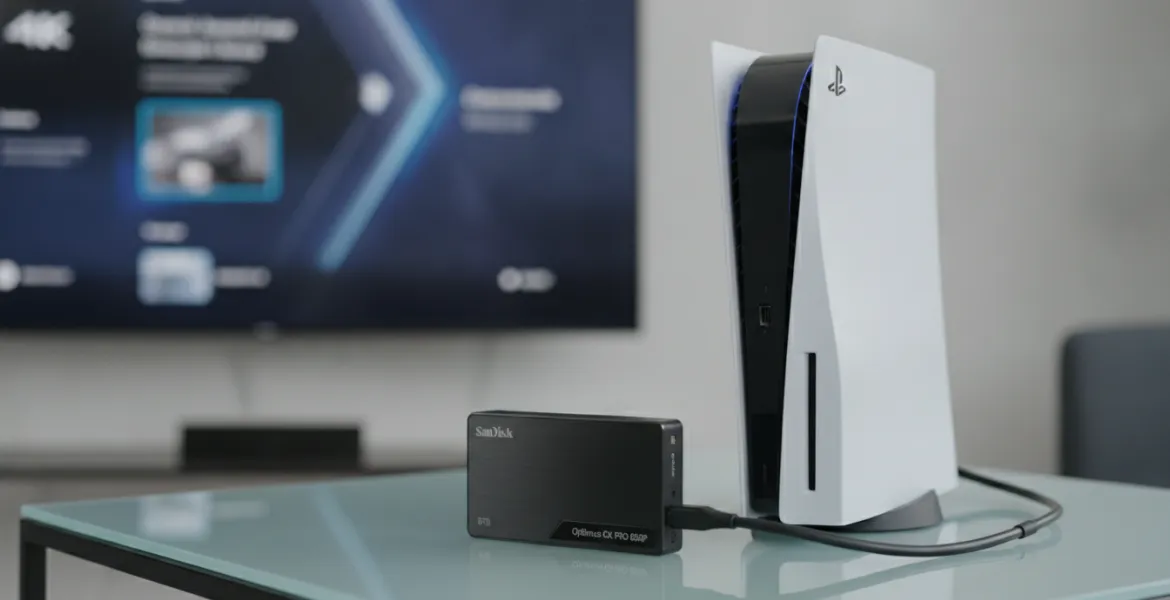 SanDisk Optimus GX PRO 850P: l'archiviazione da 8TB che trasforma la PlayStation 5 Pro