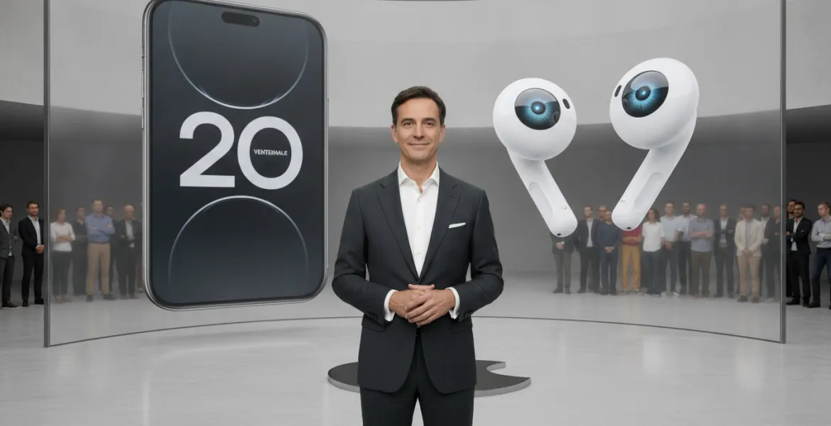 Apple 2027: La rivoluzione di John Ternus tra iPhone del ventennale e AirPods con occhi
