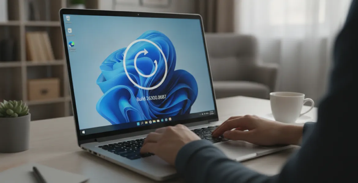 Windows 11 rivoluziona gli aggiornamenti: con la Build 26300.8687 i riavvii diventano un ricordo