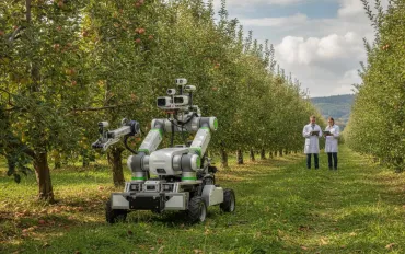 Rivoluzione hi-tech nei frutteti: il robot che analizza la salute delle piante