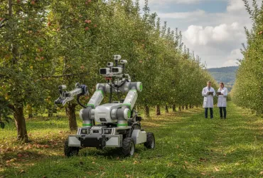 Rivoluzione hi-tech nei frutteti: il robot che analizza la salute delle piante