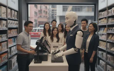 La rivoluzione del retail a Hong Kong: arriva Xiao Gai, l'umanoide che gestisce il negozio da solo