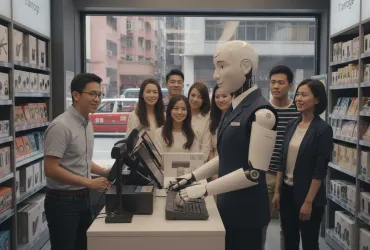 La rivoluzione del retail a Hong Kong: arriva Xiao Gai, l'umanoide che gestisce il negozio da solo
