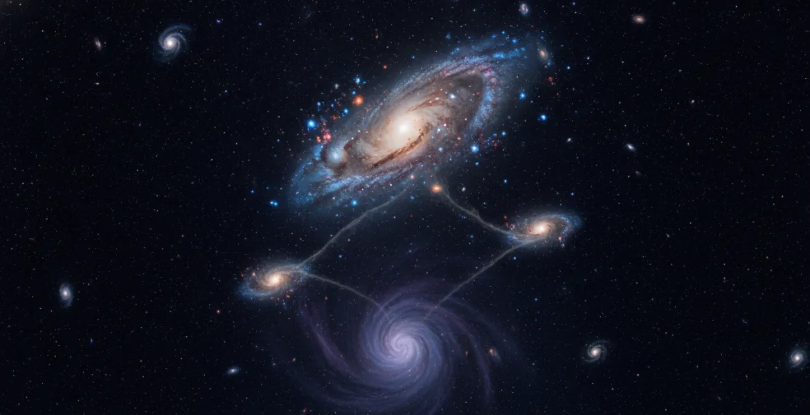 Universo Ribelle: Scoperta la Terza galassia senza materia oscura che sfida la fisica
