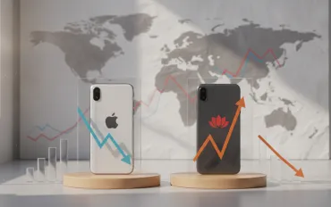 Mercato Smartphone 2026: Apple e Huawei sfidano la crisi globale delle vendite