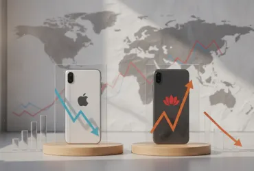 Mercato Smartphone 2026: Apple e Huawei sfidano la crisi globale delle vendite