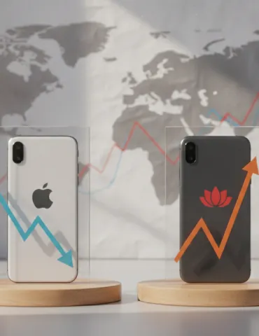 Mercato Smartphone 2026: Apple e Huawei sfidano la crisi globale delle vendite