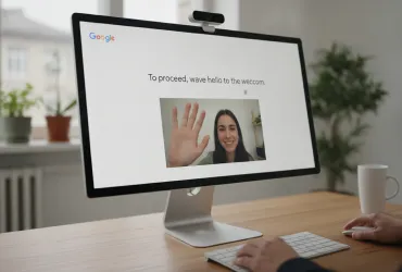Google rivoluziona la sicurezza online: per superare il CAPTCHA ora dovrai salutare la webcam