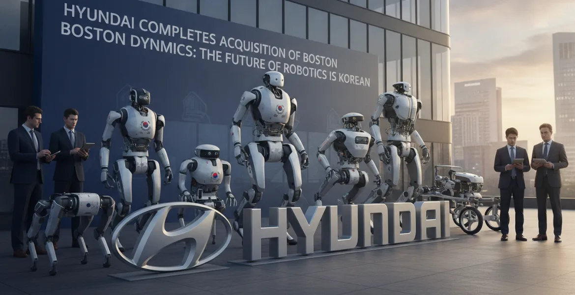Hyundai completa l’acquisizione di Boston Dynamics: il futuro della robotica è coreano