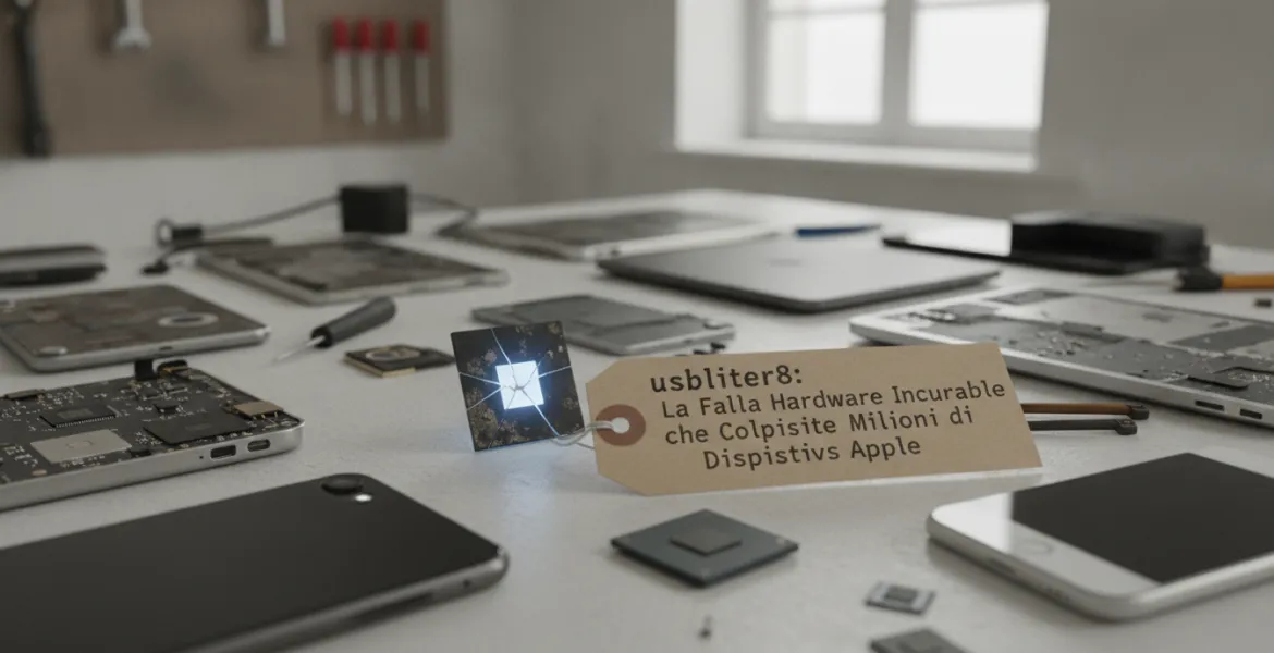 usbliter8: La Falla Hardware incurabile che colpisce milioni di dispositivi Apple
