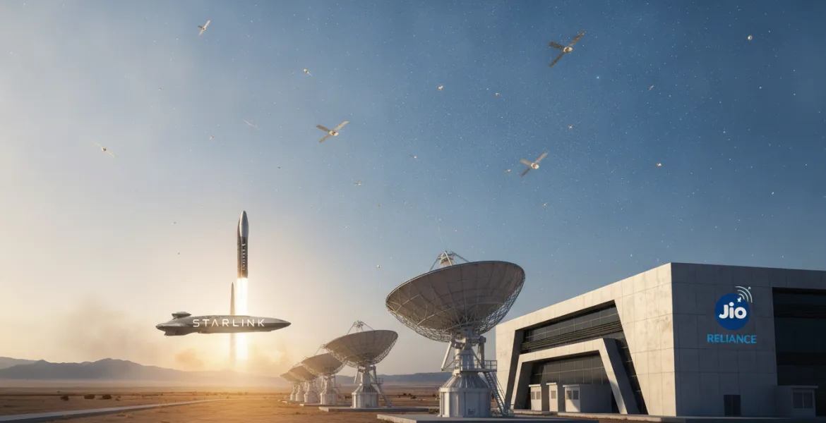 Reliance Jio sfida Starlink: al via la megacostellazione satellitare indiana