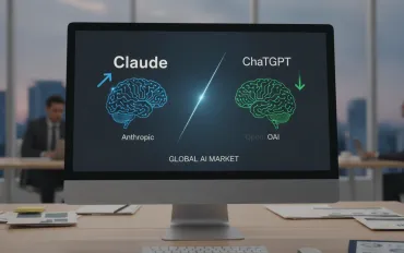 Anthropic accelera: Claude insidia il primato di ChatGPT nel mercato AI globale