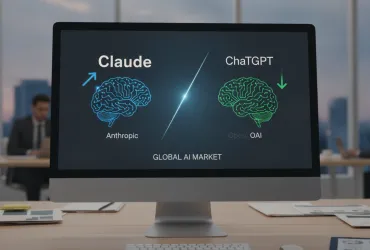 Anthropic accelera: Claude insidia il primato di ChatGPT nel mercato AI globale
