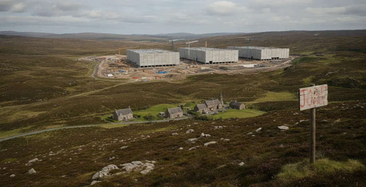 Rivolta in scozia: Oltre 800 obiezioni contro il mega data center di Larbert