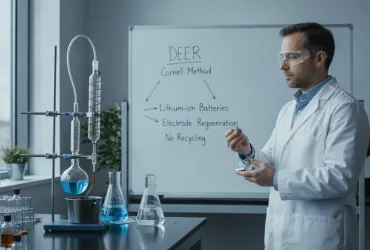 Batterie al litio infinite: il metodo DEER di Cornell che rigenera gli elettrodi senza riciclo