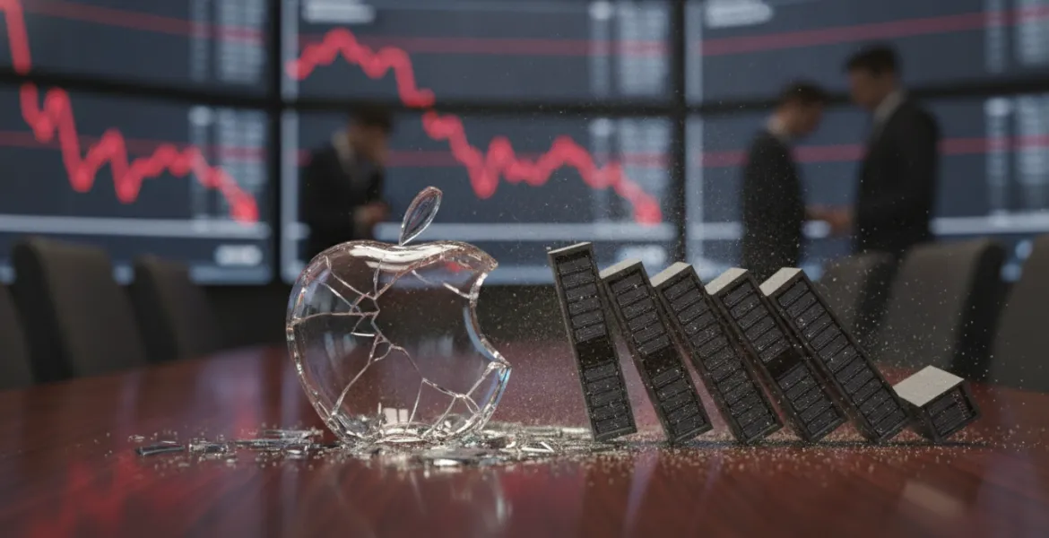 Apple alza i prezzi e i mercati tremano: crollano i giganti dei chip