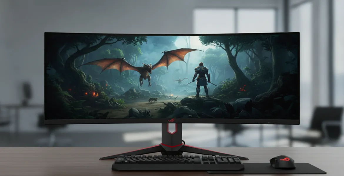 Asus lancia il ROG Strix OLED XG34WCDMS: l'ultima frontiera del gaming ultrawide