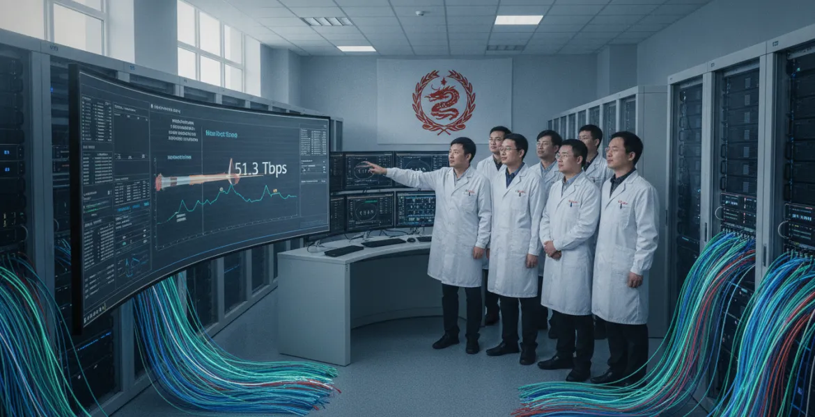 Rivoluzione Fibra Cava: La Cina infrange il record di trasmissione con 51,3 Tbps