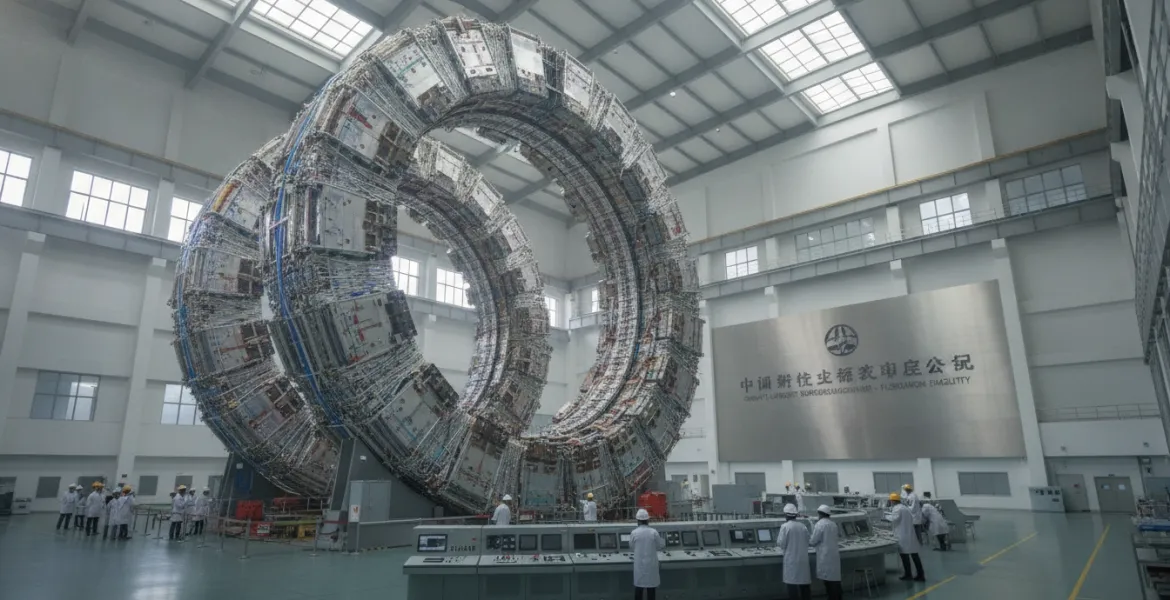 Fusione Nucleare: La Cina completa il magnete superconduttore più grande al mondo