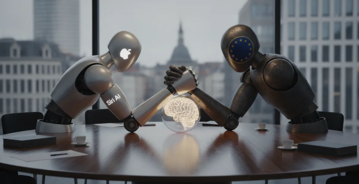 Siri AI e il braccio di ferro con l'Europa: l'incontro decisivo tra Tim Cook e i vertici di Bruxelles