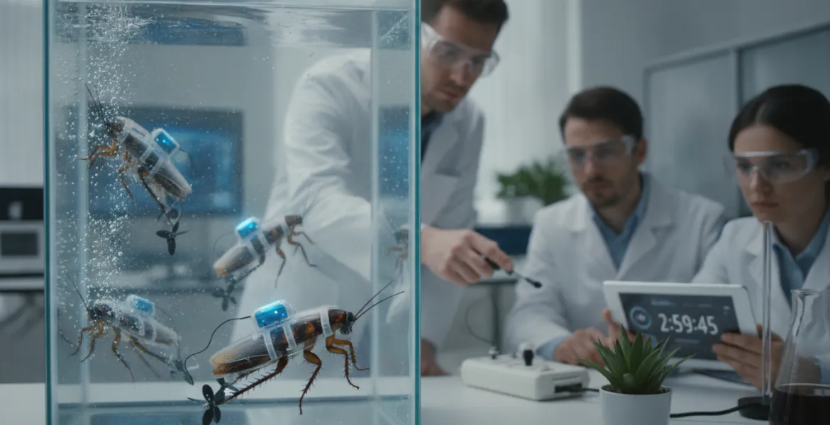 Insetti-Cyborg: La nuova frontiera del soccorso sott’acqua