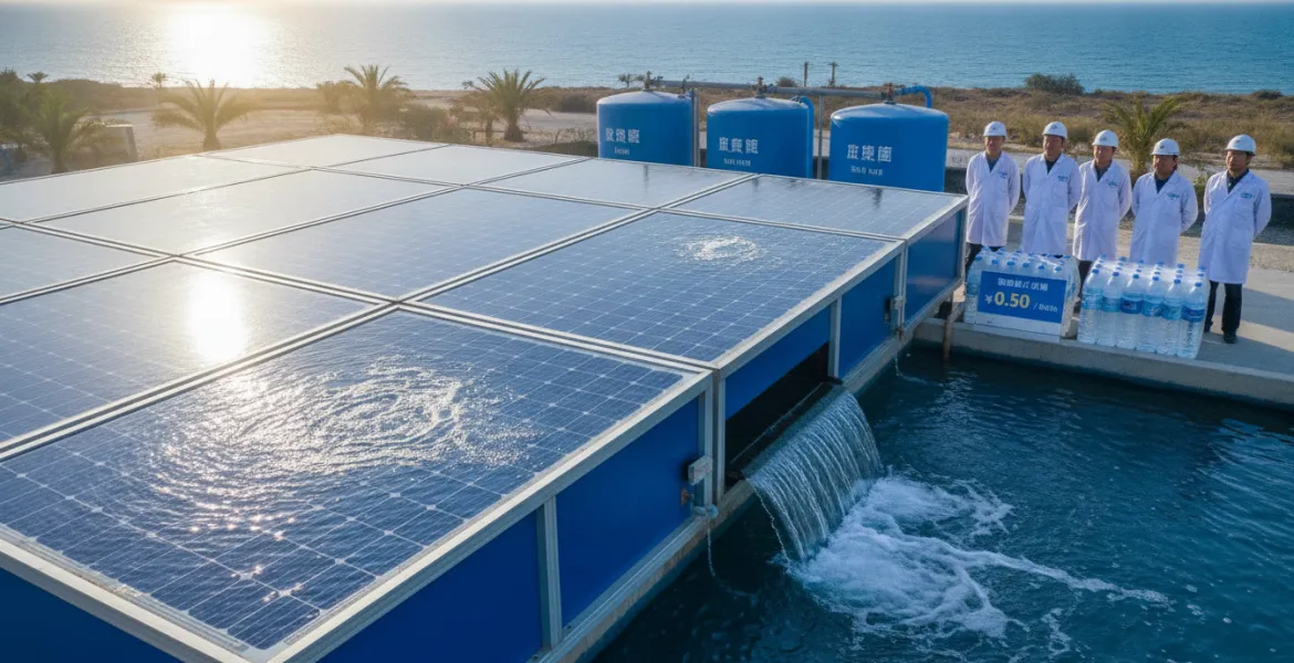 Rivoluzione idrica: la nuova tecnologia solare cinese che rende l'acqua di mare più economica di quella in bottiglia