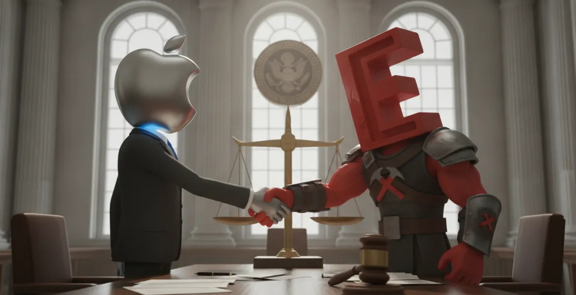 Apple e Epic Games: tregua strategica in tribunale in attesa della Corte Suprema