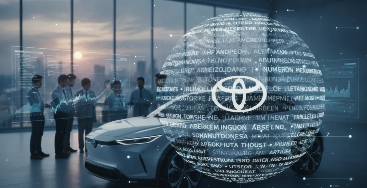 Toyota e la sfida dell'Intelligenza Artificiale: l'unificazione del linguaggio per dominare il mercato globale