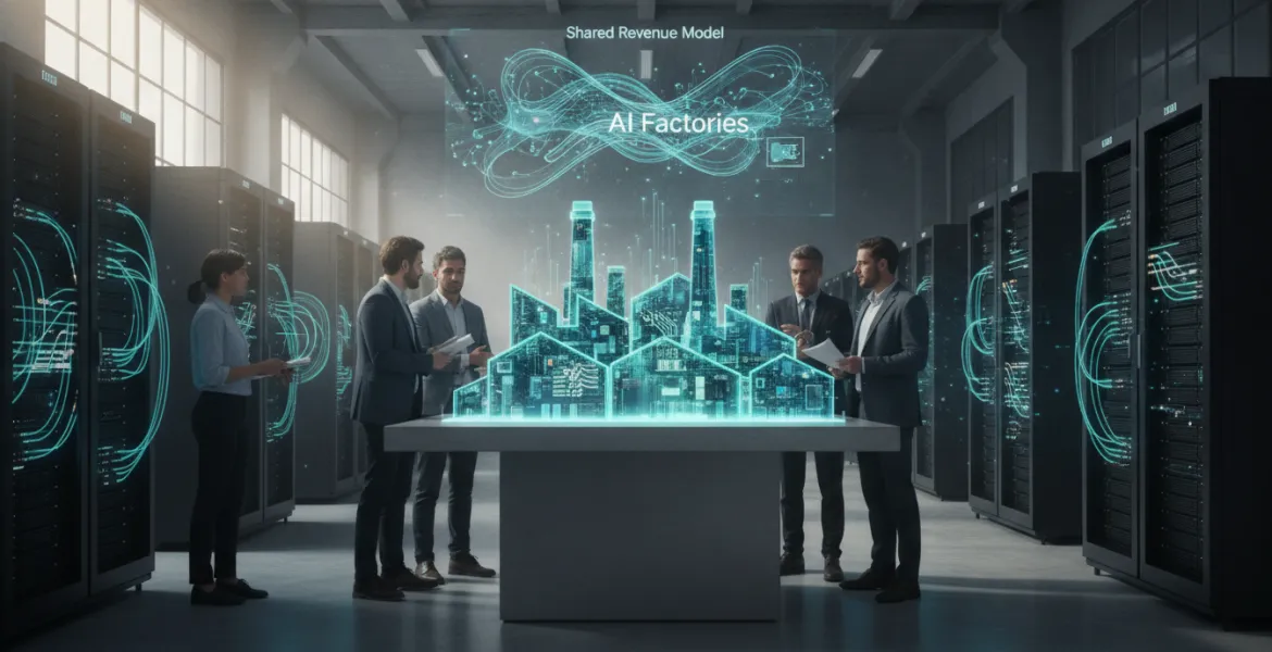 NVIDIA trasforma il cloud computing: nasce il modello delle Fabbriche AI con ricavi condivisi