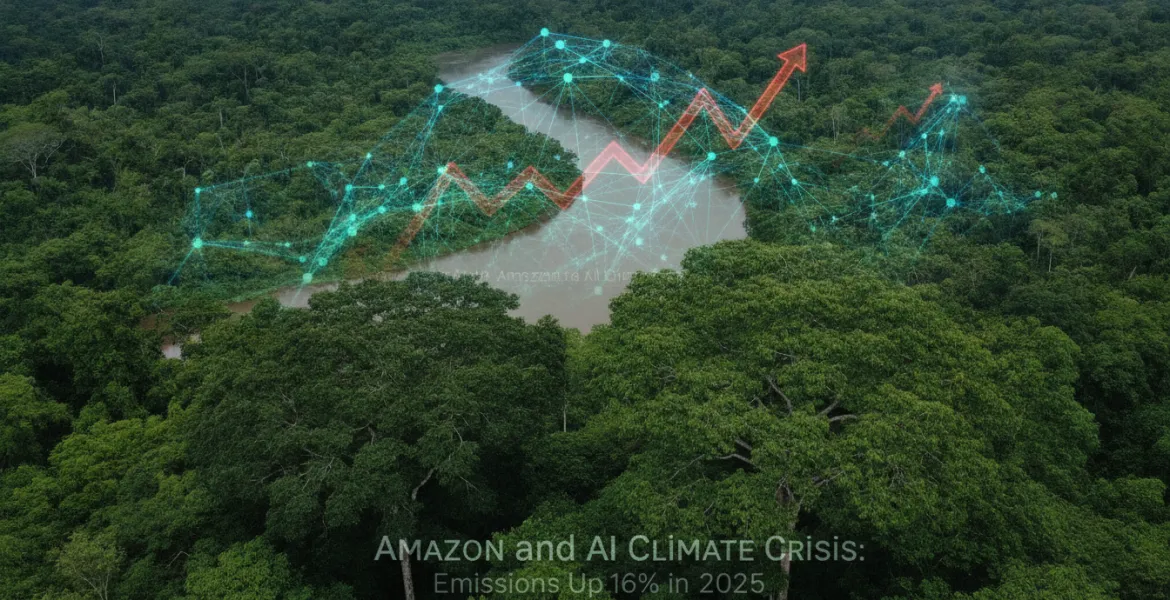 Amazon e la Crisi Climatica dell'IA: Emissioni in Aumento del 16% nel 2025