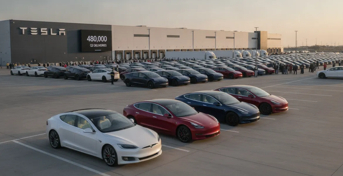 Tesla domina il mercato: record di 480mila consegne nel secondo trimestre