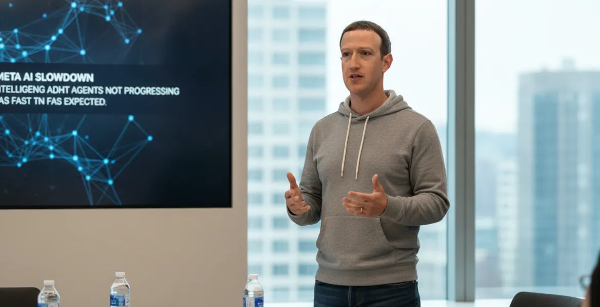 Meta e il rallentamento dell'IA: Zuckerberg ammette che gli agenti intelligenti non corrono quanto previsto