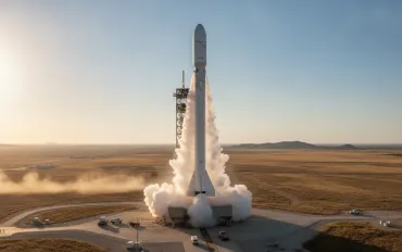 SpaceX domina il cielo del Texas: completato il test statico di Ship 40 per il volo 13