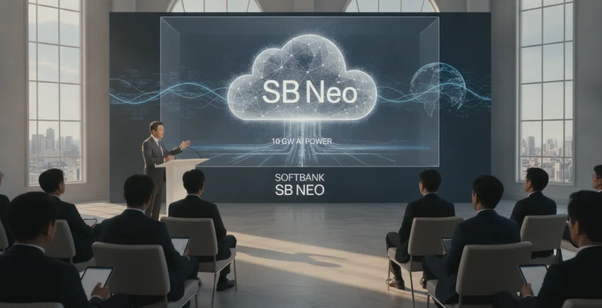 SoftBank lancia SB Neo: la sfida ai giganti del cloud con 10 GW di potenza AI