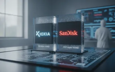 Kioxia e Sandisk sfidano il futuro: al via la produzione della memoria NAND a 332 layer per l'era dell'IA