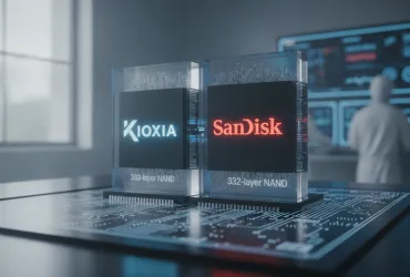 Kioxia e Sandisk sfidano il futuro: al via la produzione della memoria NAND a 332 layer per l'era dell'IA