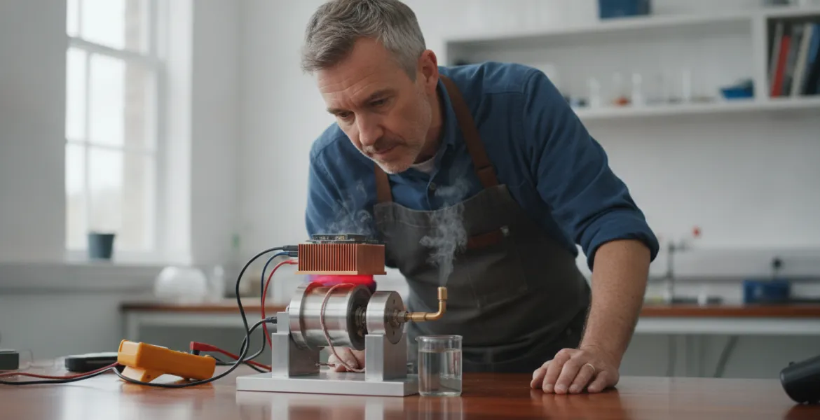 Dal Silicio al Vapore: Dave Plummer alimenta un motore stirling con il calore di una CPU AMD