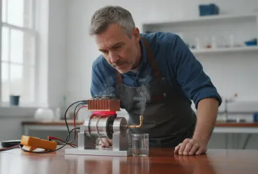 Dal Silicio al Vapore: Dave Plummer alimenta un motore stirling con il calore di una CPU AMD