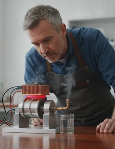 Dal Silicio al Vapore: Dave Plummer alimenta un motore stirling con il calore di una CPU AMD