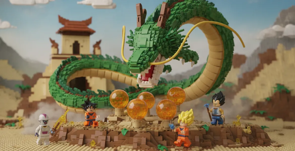 LEGO Dragon Ball: Svelato il primo set ufficiale di Shenron in arrivo a Novembre