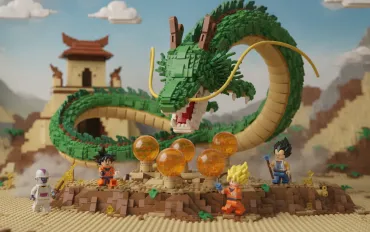 LEGO Dragon Ball: Svelato il primo set ufficiale di Shenron in arrivo a Novembre