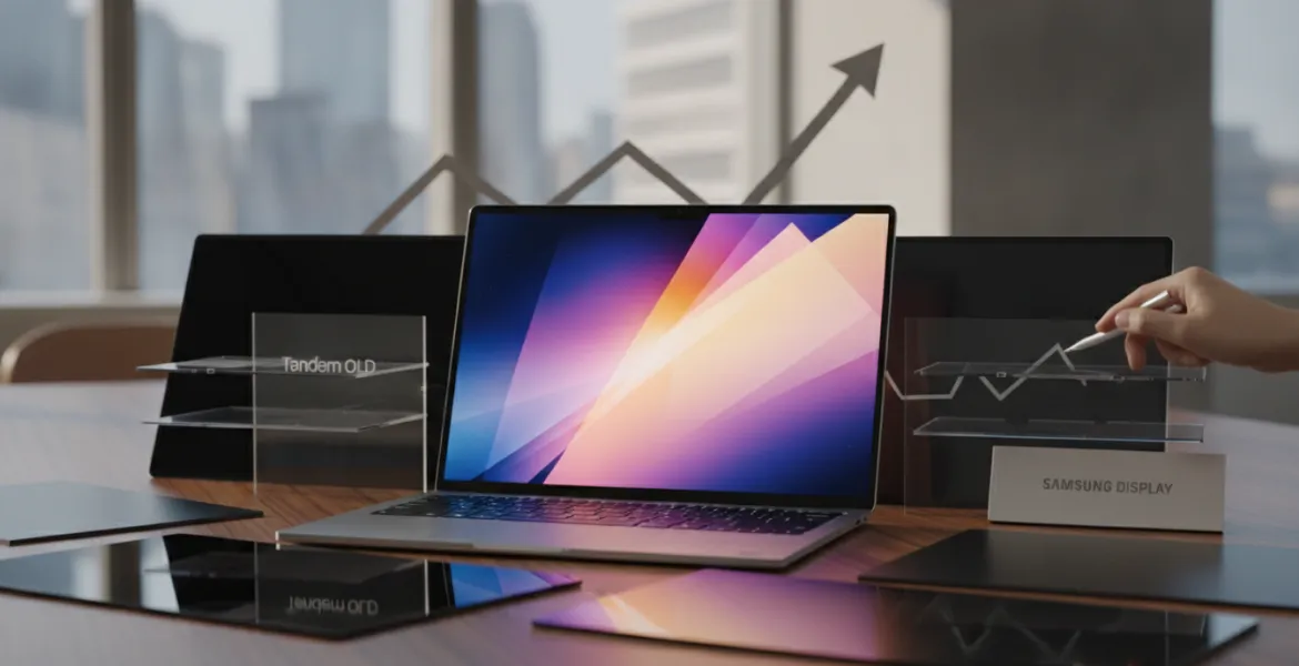 Samsung Display lancia l'era dei Tandem OLED: la rivoluzione per i laptop di fascia alta
