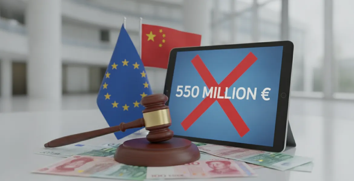 L'Europa sanziona Alibaba: multa record da 550 milioni per violazioni del DSA