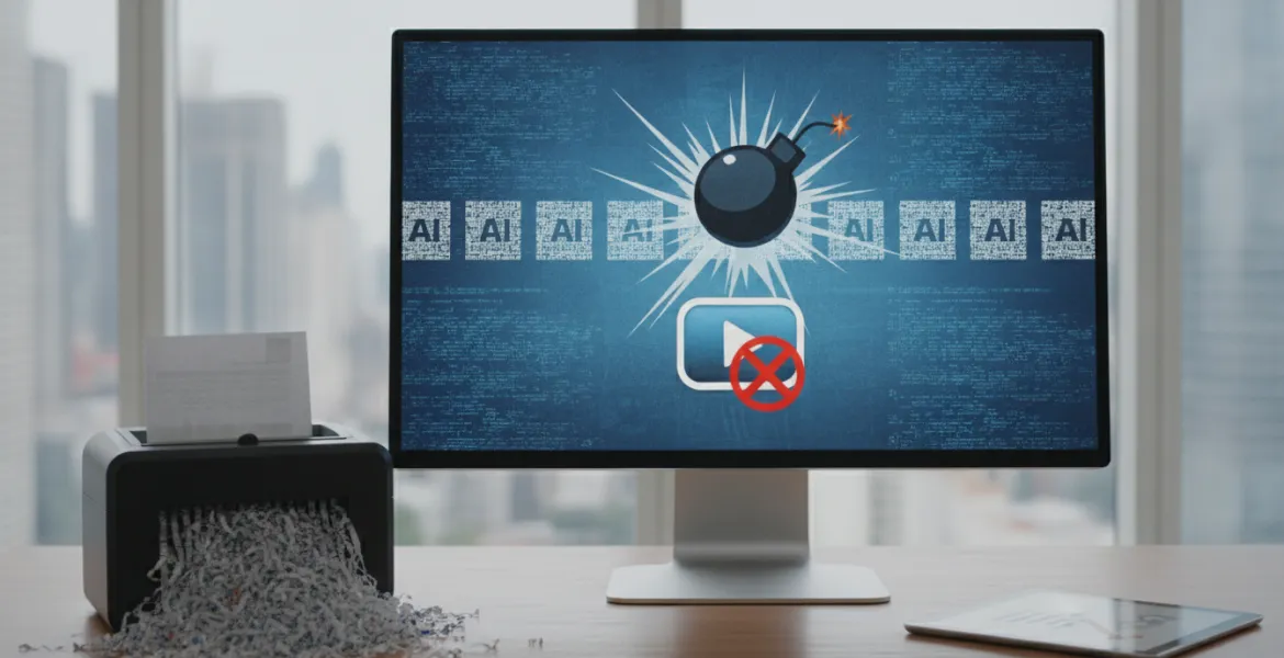 YouTube dichiara guerra alle content farm AI: stop alla monetizzazione per i video ripetitivi