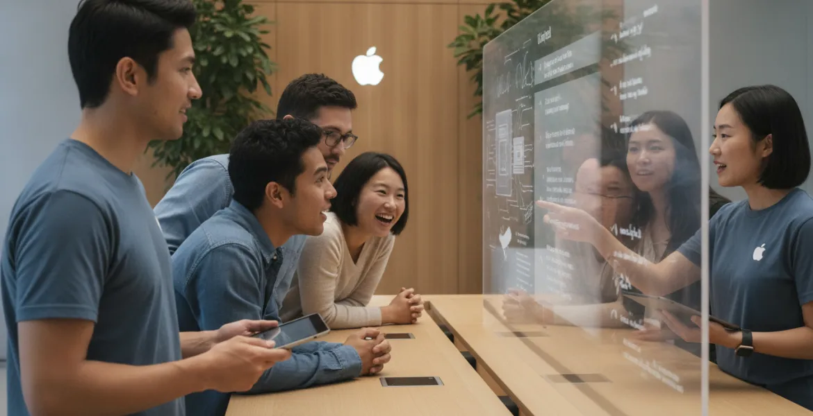 Apple rivoluziona il genius bar con l'IA di live notes