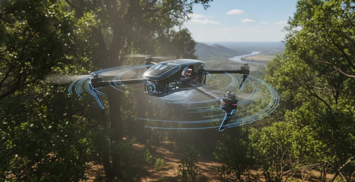 Phantom Twist: il drone invisibile che rivoluziona il monitoraggio aereo attraverso la rotazione