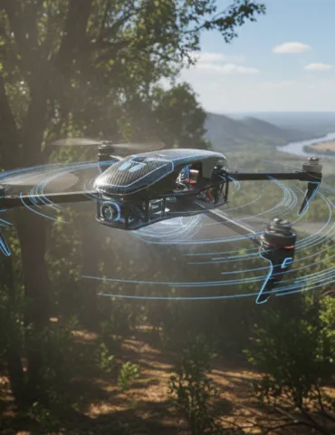 Phantom Twist: il drone invisibile che rivoluziona il monitoraggio aereo attraverso la rotazione