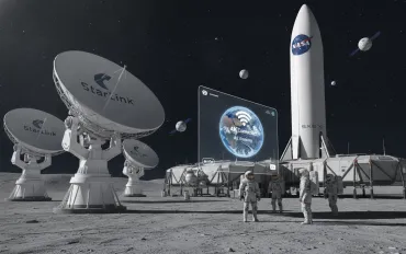 NASA e SpaceX: il Wi-Fi lunare di Starlink porterà il 4K sulla Luna
