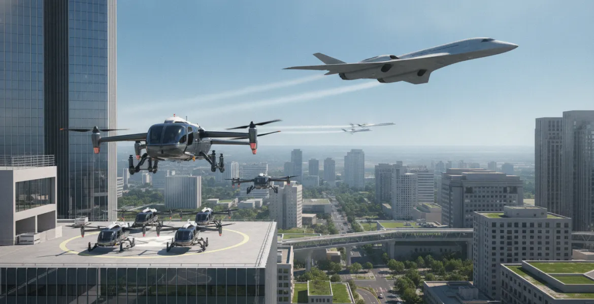 La FAA accelera sulla nuova era dell'aviazione: decollano aerotaxi e jet supersonici