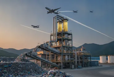 Dalle discariche al cielo: la svolta cinese che trasforma la plastica in carburante per aerei